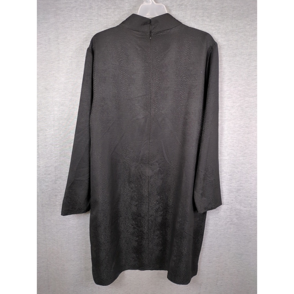2x 👯‍♀️Host Pick⚡️H by Halston Snakeskin Print Mock Neck Dress - Picture 4 of 9